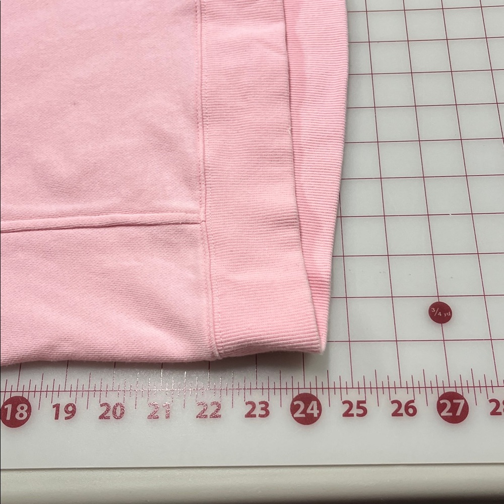 Vineyard Vines Casual Preppy Pink Quarter Zip Cotton Pop Up Collar Sweatshirt M - Picture 16 of 16